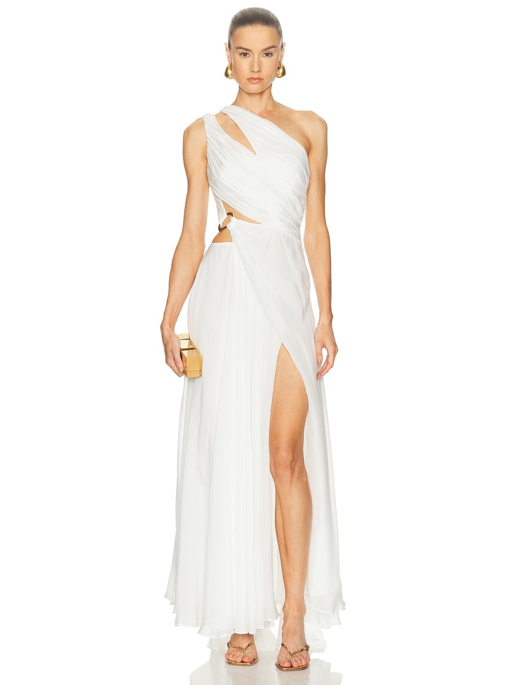 Cult Gaia Zan Gown Ivory 6
